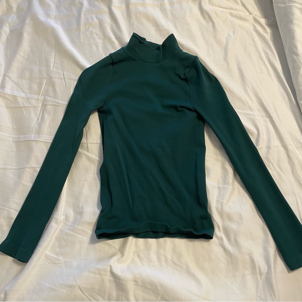 Free people intimately green mock neck xs/s